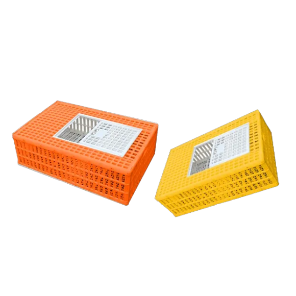 Silver Door lives chicken transport crates